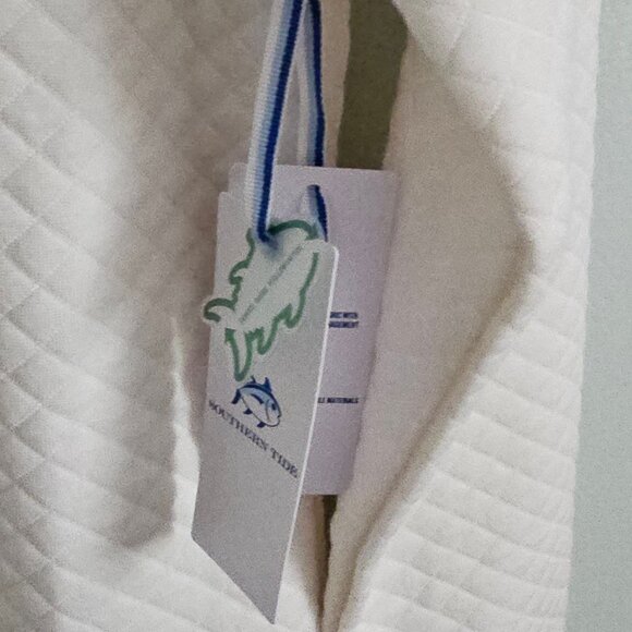 !!!NWT!!! Women's Southern Tide White Textured Dress, XS - Picture 4 of 10